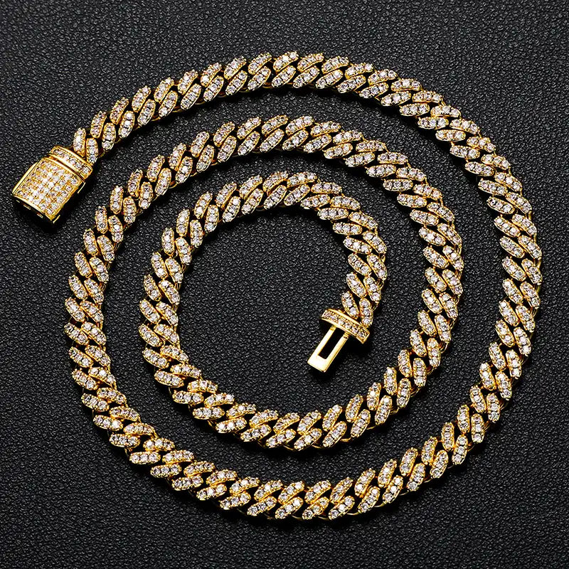 6mm Moissanite Miami Cuban Link Chain