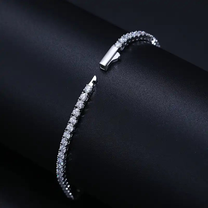 2mm-2.5mm Moissanite Tennis Bracelet