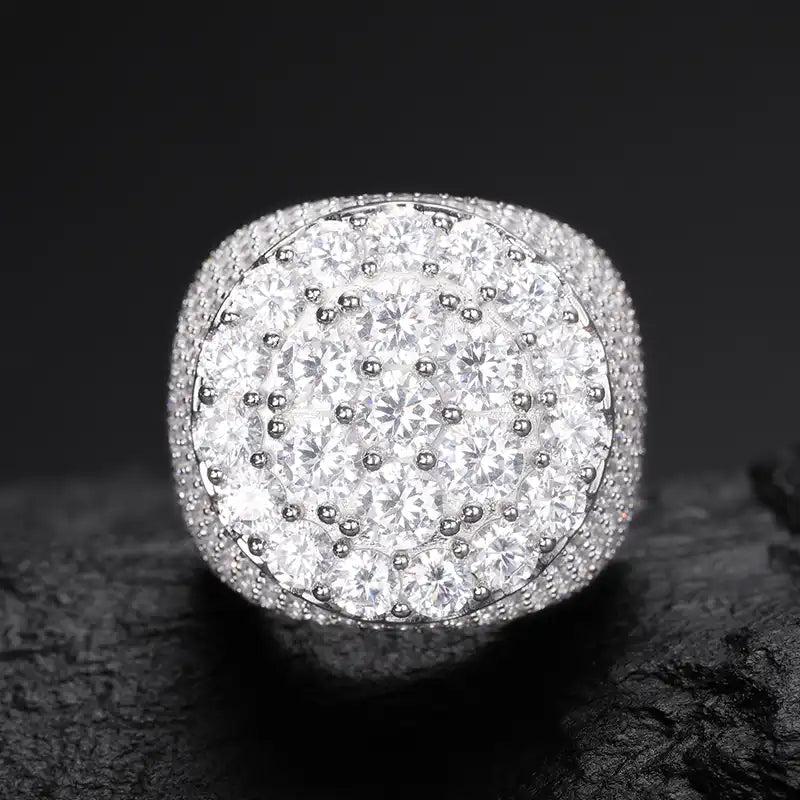 Moissanite Round Brilliant Cut Ring