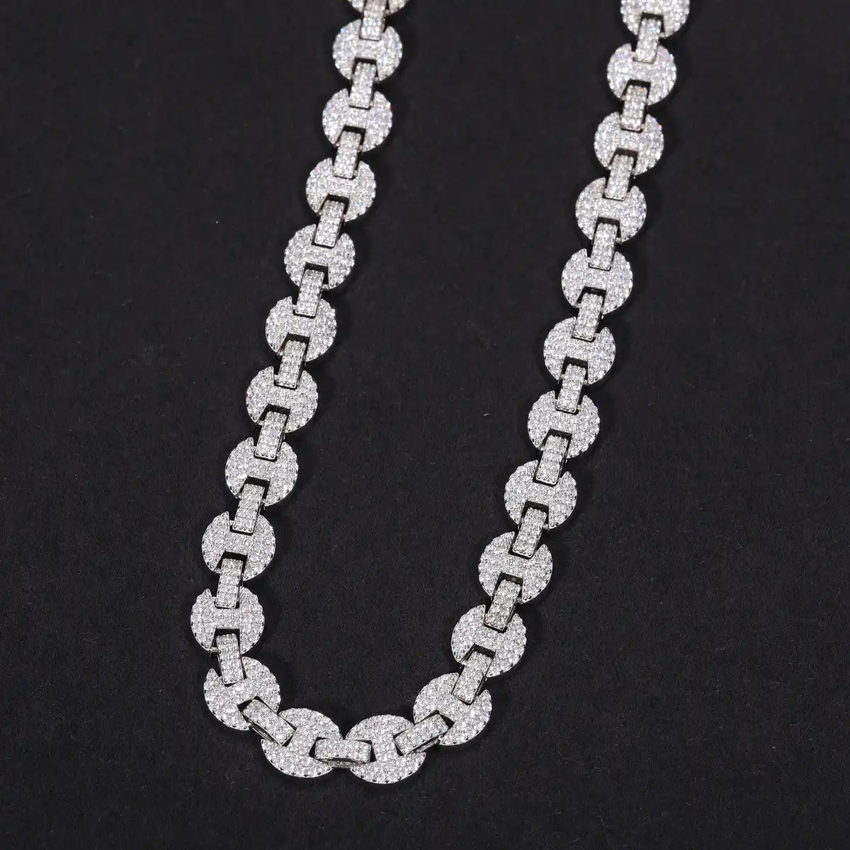 6mm-10mm Moissanite Gucci Link Chain