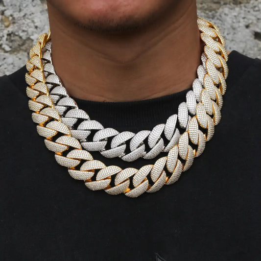 23mm Moissanite Thick Cuban Link Chain