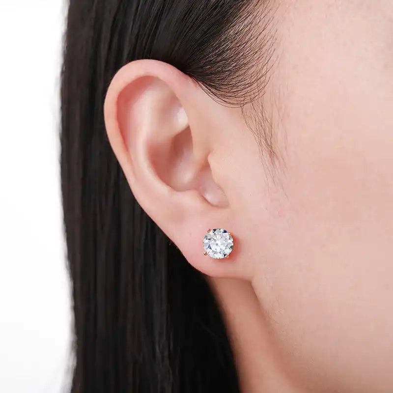 3mm-11mm Moissanite Classic Stud Earrings